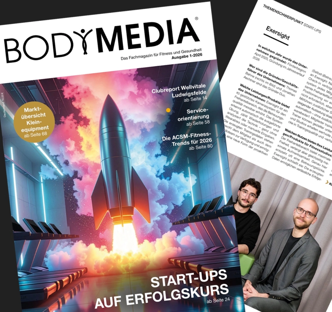 Featured in BODYMEDIA Fitness 1–2026
